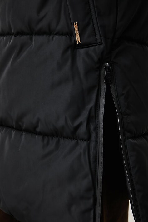 U.S. Polo Assn. довга куртка жіноча MID-LENGTH ZIP DETAIL PUFFER — фото 4