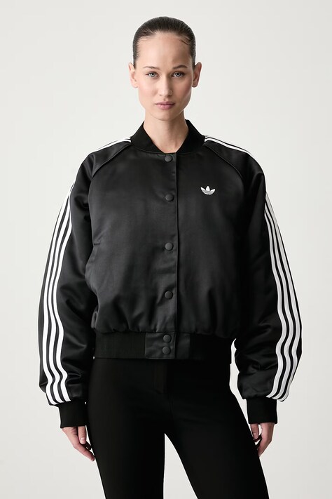 adidas Originals Jakna ženska Satin Bomber črna KT2648