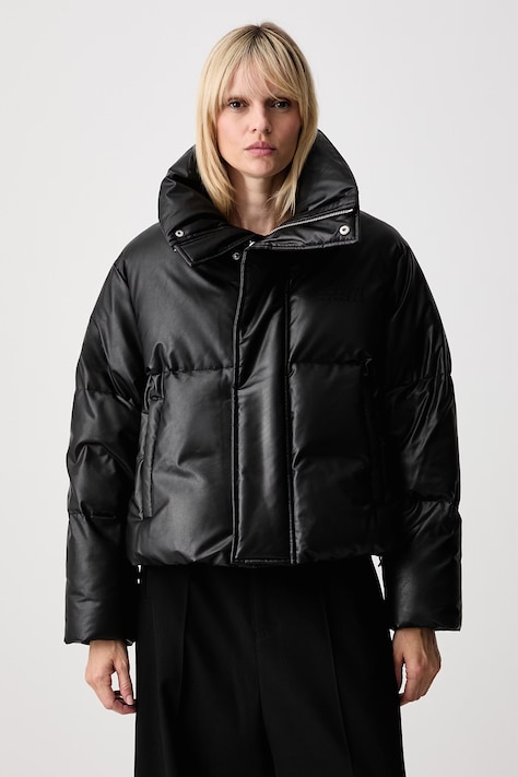 MM6 Maison Margiela giacca piumino da donna nera S52AM0368-M36016