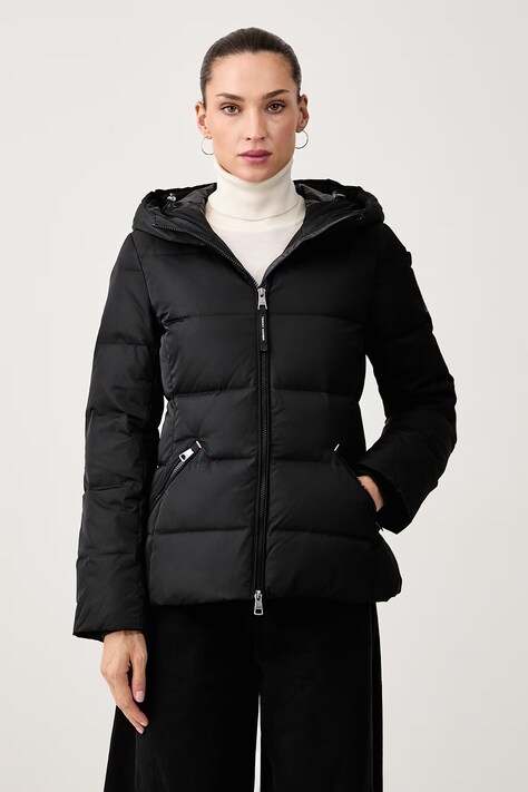 Tommy Hilfiger Péřová bunda dámská černá WW0WW51521