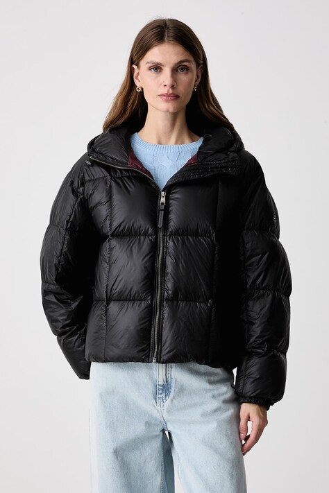 Tommy Hilfiger Giacca piumino da donna nera WW0WW51517
