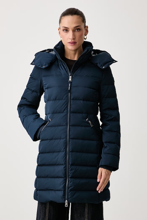 Tommy Hilfiger Długa kurtka damska granatowa WW0WW51111