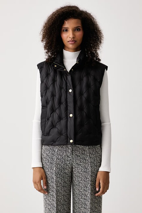 Tommy Hilfiger Bezrękawnik puchowy damski czarny WW0WW49860