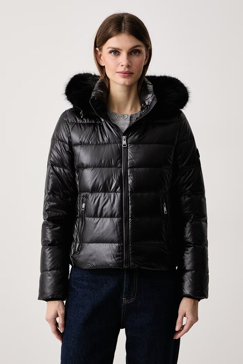 Tommy Hilfiger Kurtka puchowa damska czarna WW0WW51516