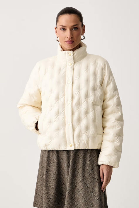 Tommy Hilfiger Geacă cu puf pentru femei bej WW0WW49855