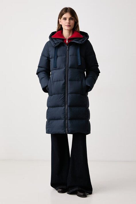 Tommy Hilfiger Puhovka ženska mornarsko modra WW0WW53611