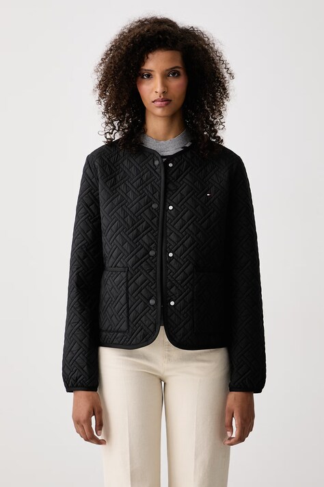 Tommy Hilfiger Μπουφάν γυναικείο μαύρο WW0WW51541