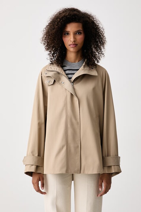 Tommy Hilfiger Μπουφάν γυναικείο μπεζ WW0WW51549