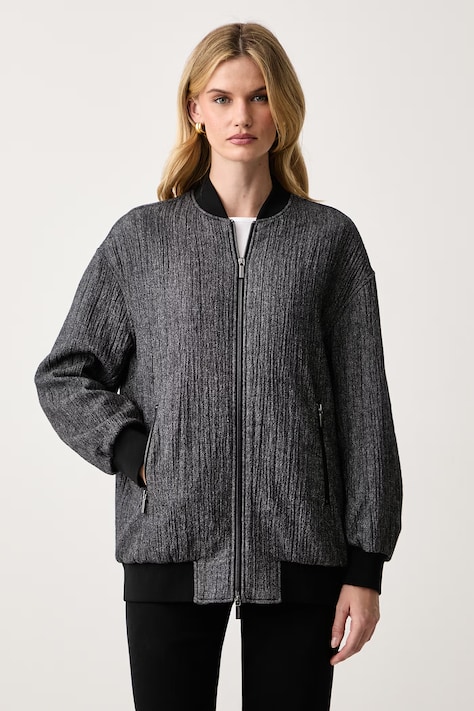 Armani Exchange Giacca bomber da donna con misto lana grigia XW003141 AF26090