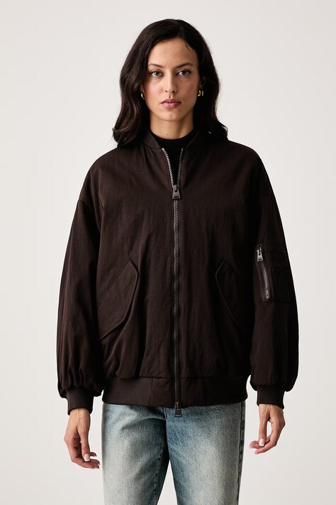 Armani Exchange Яке бомбър дамско кафяво XW002435 AF26079