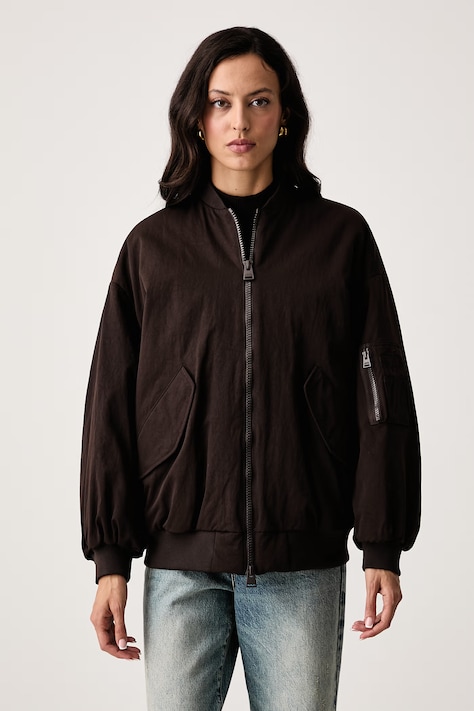 Armani Exchange Яке бомбър дамско кафяво XW002435 AF26079