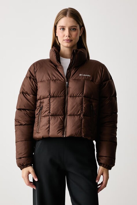 Columbia Krótka kurtka damska Puffect brązowa 2171241