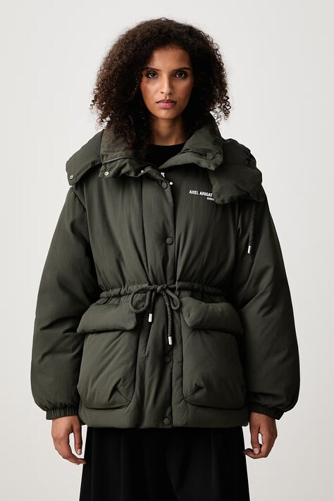 Axel Arigato Grove Puffer kurtka puchowa damska zielona A4156001