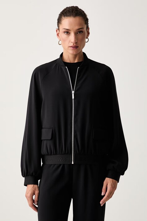 Armani Exchange giacca bomber da donna nera XW002906 AF16125