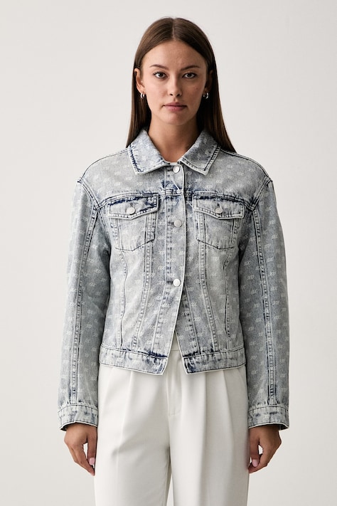 Armani Exchange kurtka damska jeansowa niebieska XW002533 AF25777