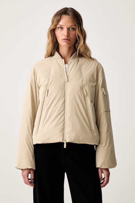 Armani Exchange krótka kurtka damska beżowa XW002431 AF26072