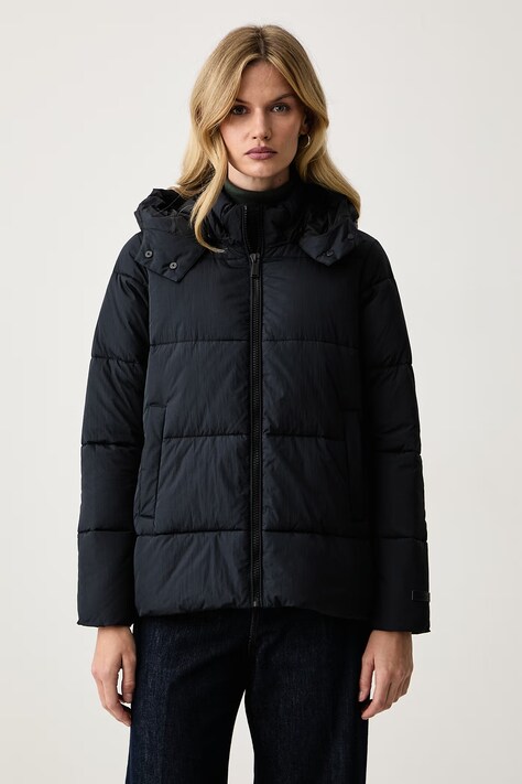 Trussardi Kurtka pikowana damska czarna F021A000505N