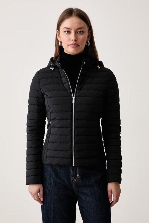Trussardi Kurtka pikowana damska czarna F353A000459N