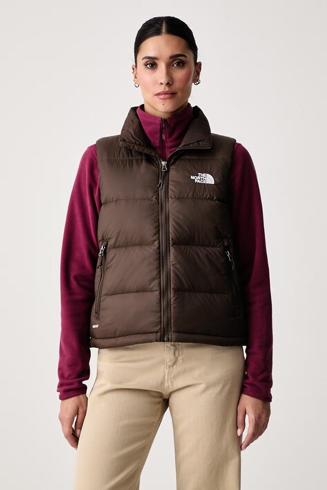 The North Face Pernati prsluk za žene Hydrenalite smeđi NF0A89VJNMF1