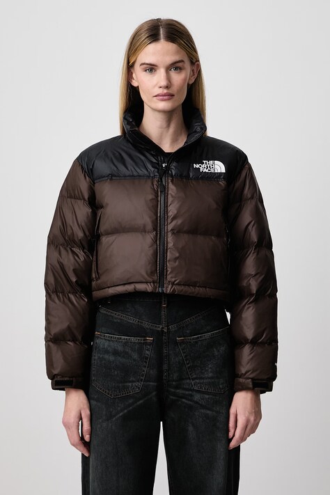 The North Face Páperová bunda dámska Nuptse hnedá NF0A5GGERM11