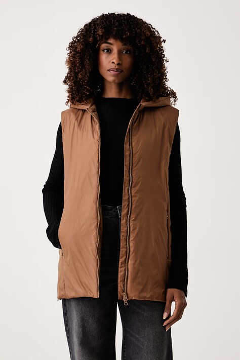 MM by Max Mara bezrękawnik damski MMLESEDRA brązowy 2626296017600
