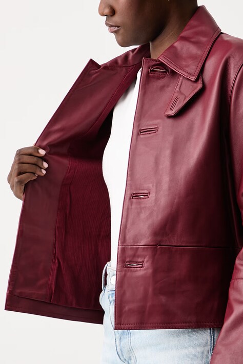 Zadig&Voltaire Damskie skórzane LESSA czerwone RWOW01288