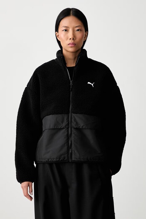Puma Sherpa krótka kurtka damska czarna 694567