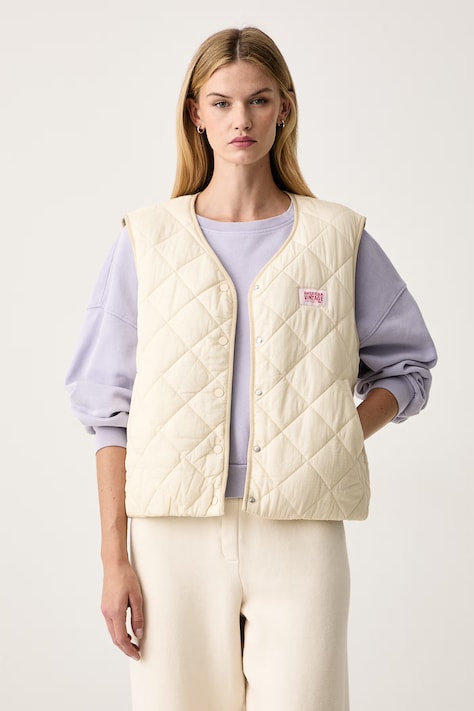 American Vintage Безрукавка жіноча бежева YUP16B