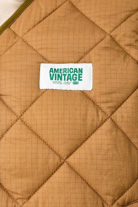 American Vintage безрукавка жіноча — AW26-KUDZJ0, коричневий — фото 5