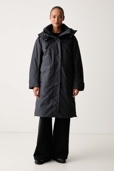 adidas by Stella McCartney Długa kurtka damska czarna KR6238
