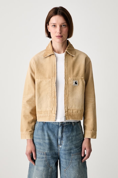 Carhartt WIP W OG Arcan kurtka jeansowa damska brązowa I036875