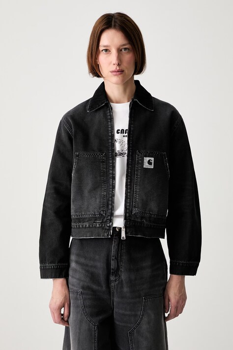 Carhartt WIP W  OG Arcan kurtka jeansowa damska czarna I036875