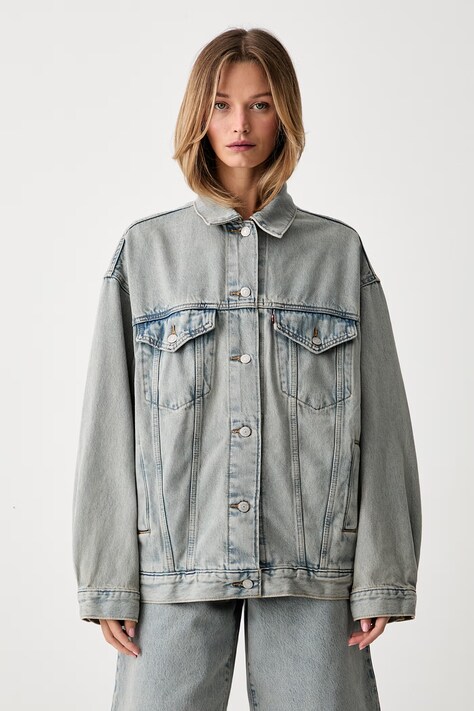 Levi's kurtka jeansowa damska MINE TIME niebieska A3472