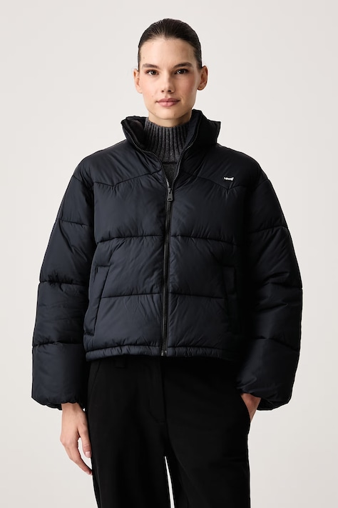 Levi's Prešívaná bunda dámska PALMER PUFFER čierna 006S9