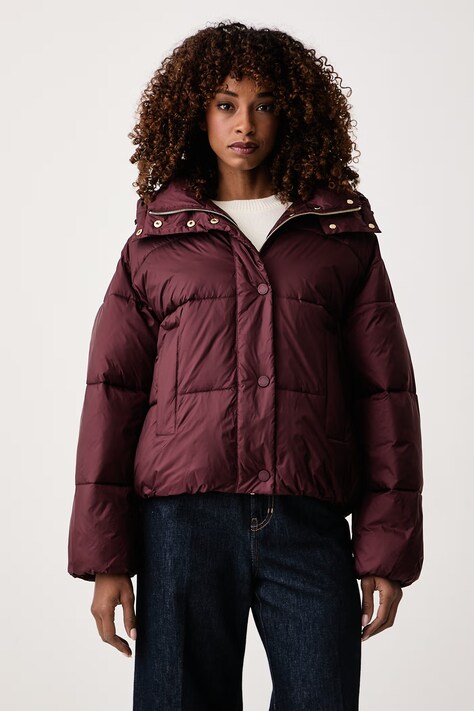 Twinset Bunda dámska burgundská 262TT2380