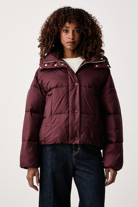 Twinset Bunda dámska burgundská 262TT2380