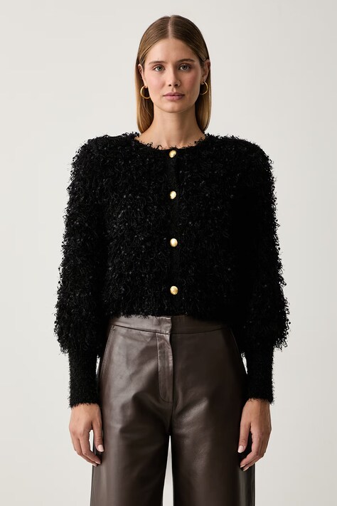 Twinset ζακέτα γυναικεία μαύρη 262TP3130