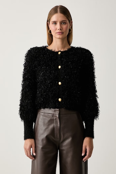Twinset ζακέτα γυναικεία μαύρη 262TP3130