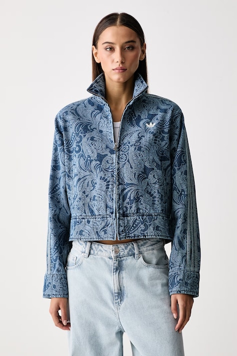 adidas Originals Демісезонна куртка жіноча джинсова Liberty блакитна KR6674