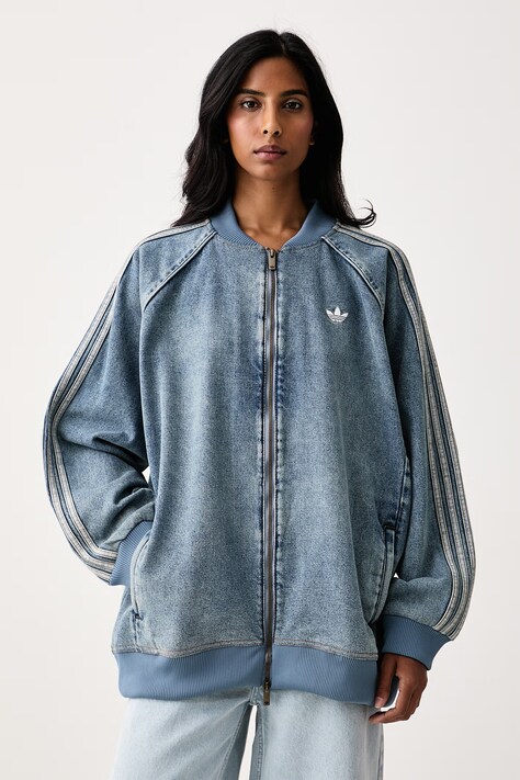 adidas Originals Bomber jakna ženska denim modra KQ6473