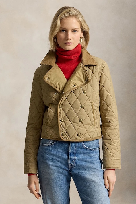 Polo Ralph Lauren kurtka przejściowa damska beżowa 211B17280