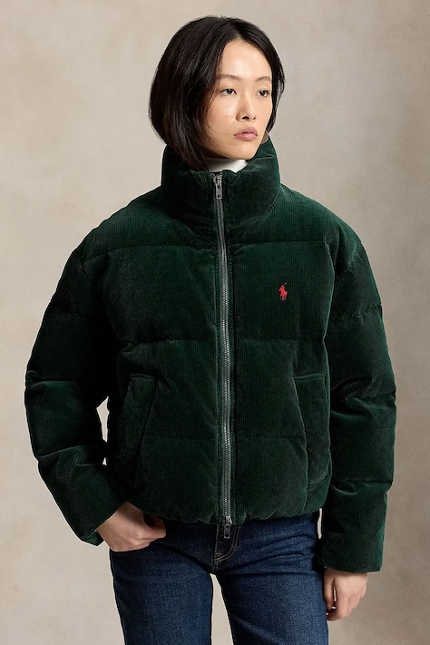 Polo Ralph Lauren kurtka puchowa damska zielona 211B20376
