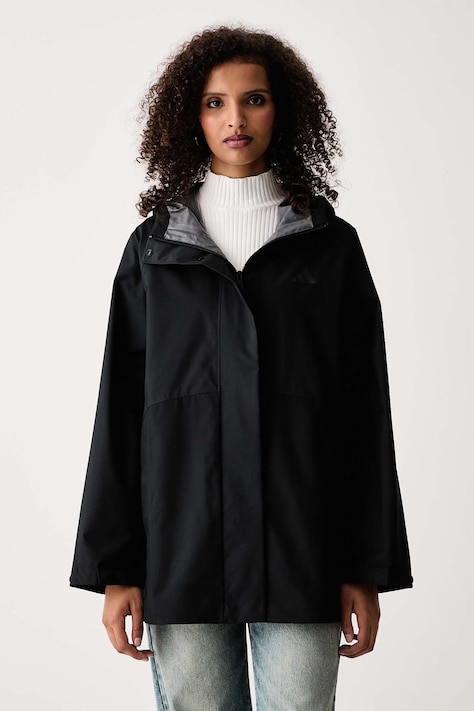 adidas Kurtka przeciwdeszczowa damska Essentials czarna KS5300