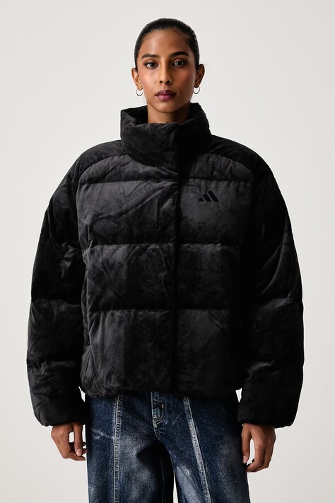 adidas Kratka jakna za žene Helionic crna KQ8765