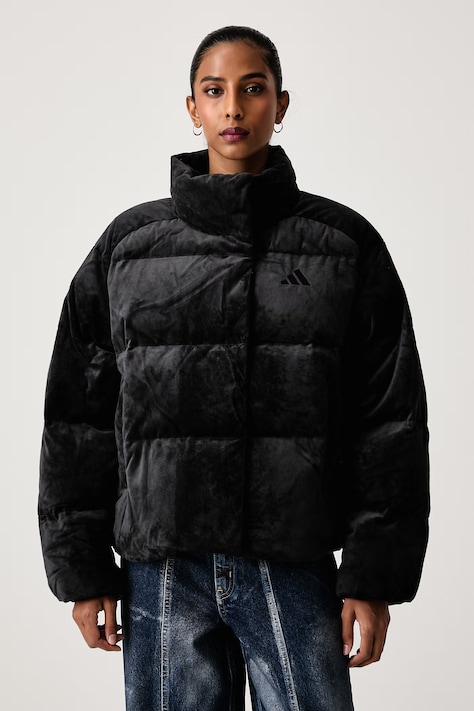 adidas Kratka jakna za žene Helionic crna KQ8765