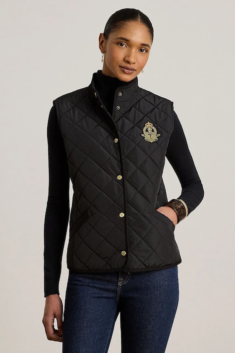 Lauren Ralph Lauren bezrękawnik damski czarny 297P18068