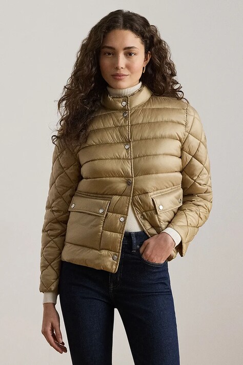 Lauren Ralph Lauren kurtka puchowa damska beżowa 297P18066