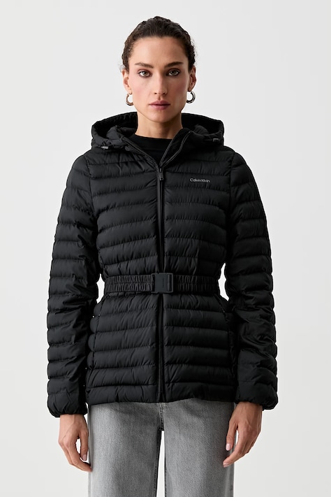 Calvin Klein krátka bunda dámska čierna LV044G504G