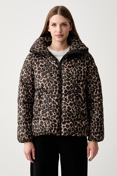 DKNY krótka kurtka damska brązowa DP6J9673