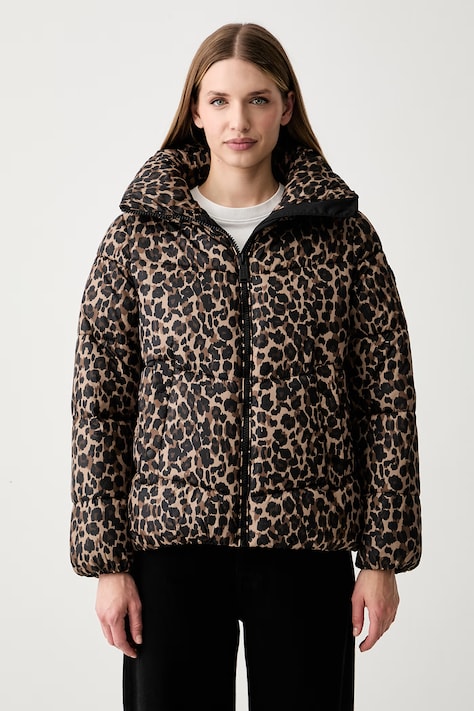 DKNY krótka kurtka damska brązowa DP6J9673